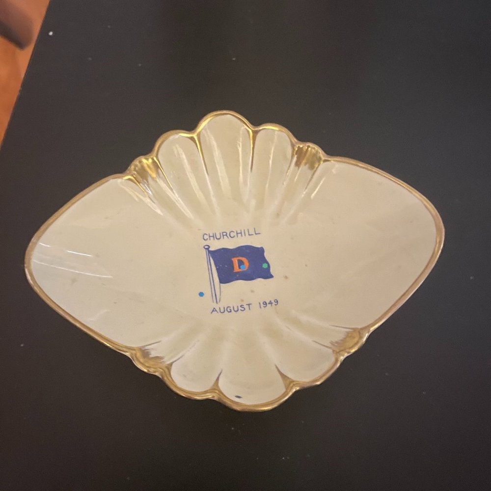 Royal  Winston commerorative tricket dish